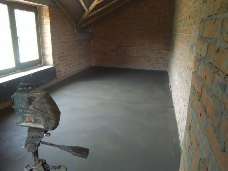 Стяжка підлоги під лазерний нівелір