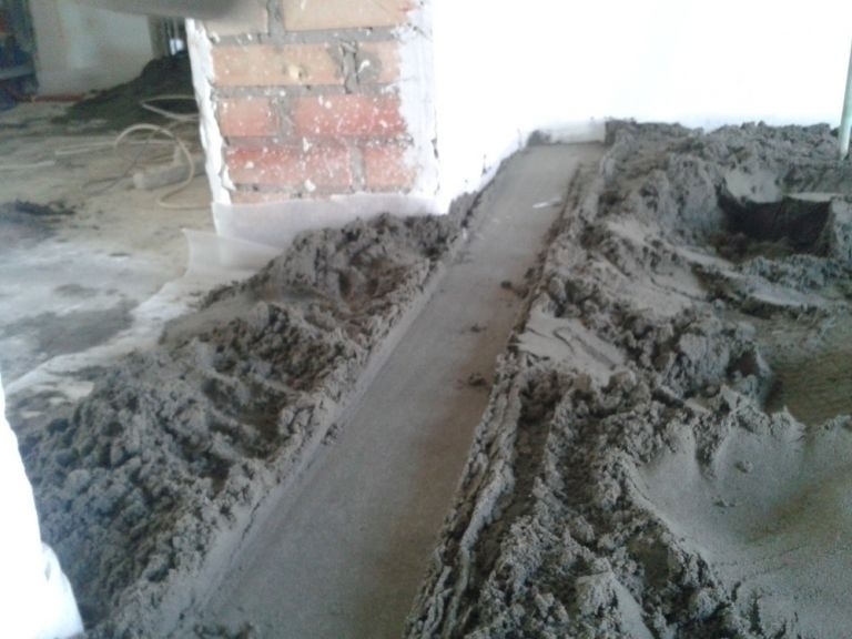 Маяк для машинної стяжки ппідлоги